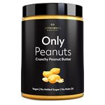 Protein Works - Peanut Butter , All Natural Nut Butter , No Added Sugar , Palm Oil Free , Vegan , Protein Rich Peanut Butter , Crunchy , 990g