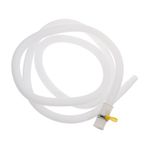 Cabilock Air Conditioner Drain Water Drain Hose for Window Ac Unit Elbow Fitting for Draining Hose Ac Drain Hose Replacement Drain Hose Outdoor Stainless Steel White Extension Tube