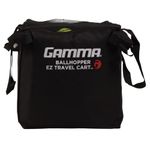 GAMMA Sports EZ Travel Cart Pro, Ball Hopper with Premium Carry Case, Holds 120 Pickleball Balls or 150 Tennis Balls, Compact Cart Bag, Tennis, Pickleball, Racquet Sports Equipment, BEZTB00