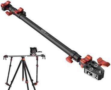 IFOOTAGE Spider Crab Support Rod SA-32，Camera Slider Support Arm Stabilizer，Adjustable Length 360 Degrees Rotation with C Clamps and Ballhead，Connecting Camera Video Slider and Tripod