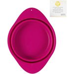 Wilton Candy Melts Collapsible Melting Bowl, Silicone, Pink