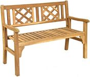 HAPPYGRILL Outdoor Patio Bench Acac