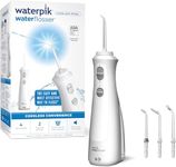 Waterpik Waterflosser Cordless Pearl with 4 Tips For Clean Teeth, Gums, Braces, Dental Care, 360-Degree Rotatable Tips, Rechargeable Handheld Oral Irrigator White (1 Count)