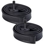 YUNSCM 29" Heavy Duty Bike Tubes 29x1.75/2.4 AV32mm Schrader Valve 29" Bicycle Inner Tubes Compatible with 29x1.75 29x1.95 29x2.0 29x2.125 29x2.25 29x2.35 29x2.4 Bike Tire Tubes 2-Pcs