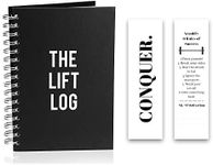 The Lift Log Workout Journal & Bookmark – 6 Month Undated (A5, 6”x 8”) Fitness Journal - Assist in Weight Loss & Weight Lifting Goals - A Workout Log Book for Your Gym Accessories & Any Work Out