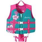 Zeraty Kids Swim Vest Float Jacket for Toddlers with Adjustable Strap for Boys Girls Age 1-9+ Years/36-88Lbs