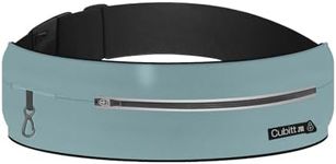 CUBITT Running Belt, Lightweigth water resistance waist pack. No bounce - Adjustable. For Men & Women. Super comfort & secure. Fit any cellphone