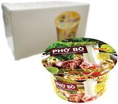 MAMA Instant Rice Noodle Pho Bo Bowl, 65 g - 6 count