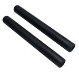 2pcs Drumstick Grips Comfortable Anti Slip Handles Drum Kits Percussion Accessories for Drumming Exercise (Black)