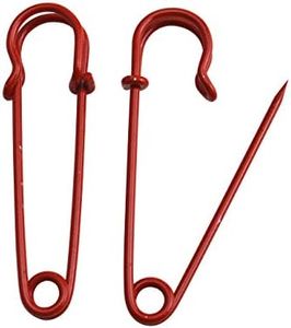 Wuuycoky Red 38mm Length Safety Pin Safety Blanket Pin Pack of 30