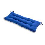 Greendale Home Fashions OC5812-MARINE 51-Inch Indoor/Outdoor Bench Cushion, Marine Blue