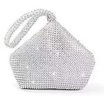 DZOZO Rhinestones Women Evening Clutch Bag Mini Evening Bag Crystal Wedding Clutch Party Bag Womens Handbag