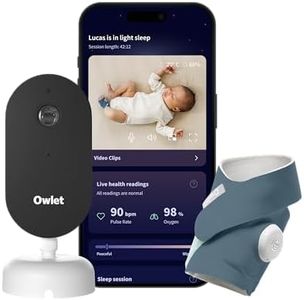 Owlet Dream Duo (Gen 3) - AU, All-in-One Dream Sight & Dream Sock Bundle, Smart HD Video Baby Monitor with 2K Camera, Sleep & Health Insights via App - Bedtime Blue