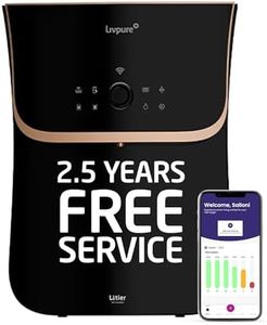 Livpure Lotier Smart Water Purifier | RO+UV+UF+CU+ALK+MIN | Zero Cost for 2.5 Years - Filters Included | WiFi Enabled, TDS Display, AIOT | 10 Stage Filtration | 6.5 litres