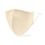 Weddingstar 3-Ply Adult Washable Cloth Face Mask Reusable and Adjustable with Filter Pocket - Ivory