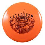 DOOMSDAY DISCS Cataclysm Disc Golf Advanced Distance Driver in Survival Plastic (Orange)