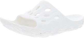 Merrell Womens Hydro Slide Slip On Open Toe Pool Slides White 9 Medium (B,M)