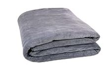 Immaculate Textiles XL Premium Microfibre Spa Bath Sheet/Towel - 160x90cm - 400GSM : Super Soft, Extra Thick & Highly Absorbent : Ideal Spa Towel/Wrap (Grey)