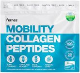 Mobility Hydrolyzed Collagen Peptides Supplement for Women & Men - Joint, Bone, Cartilage & Tendon Support - Grass Fed Type I & III - Keto, Paleo - 28 Servings, 9.88 oz, Unflavored Powder