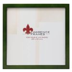 Lawrence Frames Collection Wood Picture Frame Gallery, 8 by 8-Inch, Green