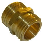 LASCO 15-1703 3/4-Inch Male Garden Hose Thread by 3/4-Inch Male Garden Hose Thread Brass Adapter