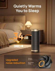 Dreo 16-Inch Ceramic Heater – Portable Electric Space Heater