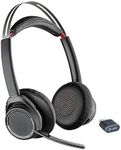 Poly Voyager Focus UC Wireless Headset for Computer (Plantronics) - Active Noise Canceling (ANC) - Connect PC/Mac/Mobile via Bluetooth - Works w/Teams (Certified), Zoom, & More - Amazon Exclusive