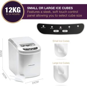 Andrew James Ice Maker Machine 2.2L – Countertop Ice Cube Maker