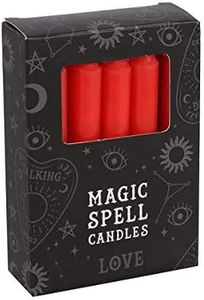 Magic Spell - Love Set of 12 Red Candles 10cm