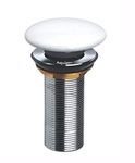 Aquieen Ceramic Brass Full Threaded Pop Up Waste Coupling 32 MM (WHITE 5")