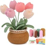 DECOVETTE Crochet Set - Crochet Kit for Beginners & Adults - DIY Crochet Flowers, Sunflowers & Woobles - Multicolour Yarn & Hooks - Non-Foldable
