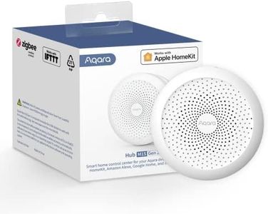 Aqara Hub Domotica M1S Gen 2(Wi-Fi a 2,4 GHz richiesto), Smart Home Bridge Wireless per Sistema di Allarme, Domotica, Monitor e Telecomando, Supporta Alexa, Google Assistant, HomeKit e IFTTT