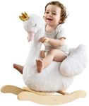 labebe Kids Rocking Horse White Swa