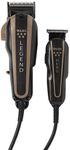 Wahl Professional 5-Star Barber Combo #56272 - 5-Star Legend Clipper and Hero T-Blade Trimmer Powerful V9000 Motor Clipper and Rotary Motor Barber Trimmer