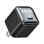 USB C Charger 20W, Anker 511 Charger (Nano Pro), PIQ 3.0 Durable Compact Fast Charger, Anker Nano Pro for iPhone 14/14 Plus/14 Pro/14 Pro Max, Galaxy, Pixel 4/3, iPad/iPad Mini (Cable Not Included)