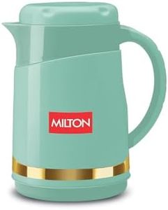 Milton Renova 750 Water Jug, PU Insulated Inner Stainless Steel Hot & Cold Jug, BPA Free, Leak Proof, 700 ml, Light Green, Ideal for Tea, Coffee, Water, Hot Beverages