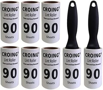 CROING (720 Feuilles) 𝗥𝗼𝘂𝗹𝗲𝗮𝘂 𝗔𝗱𝗵𝗲𝘀𝗶𝗳 𝗩𝗲𝘁𝗲𝗺𝗲𝗻𝘁 Rouleau Anti-Peluches Rechargeable, Rouleau Adhesif Vetement, Rouleaux Adhesifs Poils