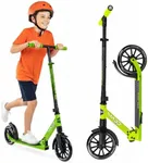 Folding Kick Scooter with Suspension for Adults and Teens – Adjustable Handlebar – Big 200mm Wheels – Lightweight Frame – 250lbs Capacity – Madd Gear Metro Cruise 250