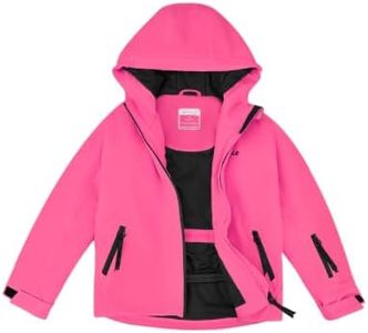 Stelle Girls Snow Ski Jacket, Dreamhouse Pink 6-7 Years