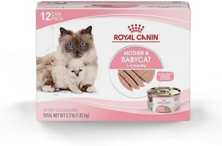 Royal Canin Feline Health Nutrition Mother & Babycat Ultra Soft Mousse in Sauce Canned Cat Food, 3 oz can (12-count)