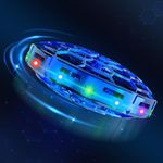 Flying Toy Drone for Kids, 360° Hands Free Motion Sensors Mini Drone with LED Light, Easy Indoor Small UFO Helicopter Toys Flying Ball Drone Cool Toys Gift for 6 7 8 9 10+ Year Old Boys Girls Teens