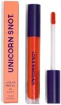 UNICORN SNOT Liquid Metal Lip Paint - Metallic Lip Gloss for Halloween Costume Makeup - Liquid Lipstick w/Intense Pigment Lip Color & Metallic Shimmer - Cruelty-Free Lip Makeup, Fiery Red (Lava)