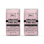 Chef Urbano Himalayan Pink Salt 1 kg (Pack of 2) | 100% Pure & Natural | Mineral Rich Salt | Low Sodium | Packed with 84 Minerals | 1kg Jar Pack