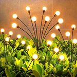 Flexi Madhav Star Solar Flower for Garden Decor Light, Outdoor Lights Waterproof 7 Color Changing double Jellyfish and Solar Light, LED Solar Lights Outdoor Waterproof, on Lighting for Garden