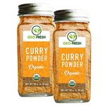 Geo-Fresh Organic Curry Powder - 50 G Pack Of 2, 100% Certified Organic, Blend Of 15 Organic Herbs & Spices, Vegetable Masala