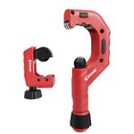 EZARC Pipe Cutter, 6-70mm Heavy Duty Tube Cutter with Mini Copper Cutter for Stainless Steel, Aluminum, PVC Pipe