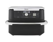 Ninja Foodi FlexDrawer Air Fryer, Dual Zone with Removable Divider, Large 10.4L Drawer, 7-in-1, Air-Fryer Uses No Oil, Air Fry, Roast, Bake, Max Crisp, Non-Stick Dishwasher Safe Parts, Black AF500UK