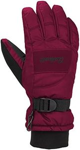 Carhartt Women's Waterproof Glove, crabapple, Large