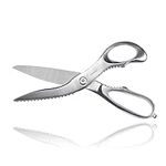 TONMA Kitchen Shears Heavy Duty [Made in Japan] 9.5” Sharp Stainless Steel Come Apart Kitchen Scissors All Purpose, Cooking Cutter for Poultry, BBQ Meat, Chicken, Herbs, Ergonomic Right Handled