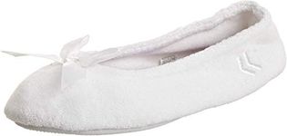 Isotoner Women's Terry Ballerina Multi Stripes/White Medium / 6.5-7.5 B(M) US